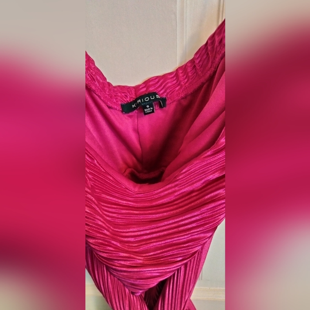 Kirious Fuchsia Mini Dress